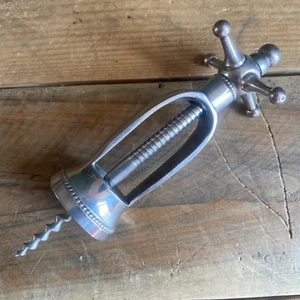 Nkuku Chiri Tap Handle Style Corkscrew - Silver Tone - Picture 1 of 8