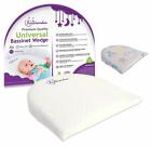 Bassinet Wedge | Pregnancy Pillow | 12-Degree Incline | Waterproof Layer & Handc
