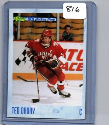 1993-94 Classic Draft - Ted Drury #63 (RC) - Image 1 of 2