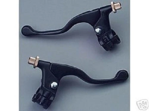 Conjunto de alavanca de bicicleta sujeira Honda GP liga curta 7/8" (não hidrálica) preta nova - Imagem 1 de 1