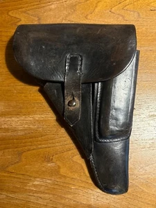 Fondina in cuoio nero per Walther P.38 Esercito Tedesco IIGM - Foto 1 di 4