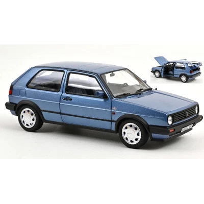 VW GOLF 10 MILLION 1988 STAR METALLIC BLUE 1:18 Norev Auto Stradali Modellino Nu - Immagine 1 di 4