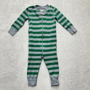 Hanna Andersson Organic Cotton Footless Sleeper Pajamas Baby 9-12M Striped - Picture 1 of 4