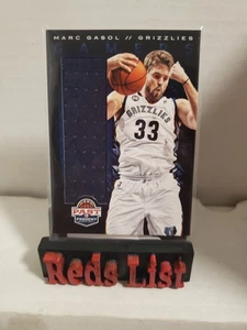 2012-13 Panini Past & Present Gamers Materials #27 Marc Gasol Memphis Grizzlies - Imagen 1 de 6