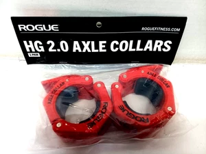 Rogue Fitness HG 2.0 Halsbänder 1 Paar AD0115 passend für Standard Olympic Sleeves Neu in Verpackung NEU - Bild 1 von 2