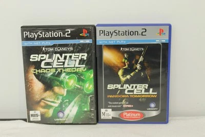 Tom Clancys Splinter Cell - Pandora Tomorrow &chaos Theory - PS2 PAL  W Manual✅✅ - Image 1 of 4