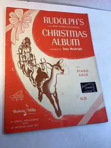  Weihnachtsliederbuch "Rudolphs Weihnachtsalbum" (1962) für Klavier solo - Bild 1 von 5