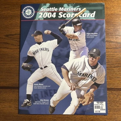 2004 Seattle Mariners vs. New York Yankees, Official Scorecard, unscored - Image 1 of 4