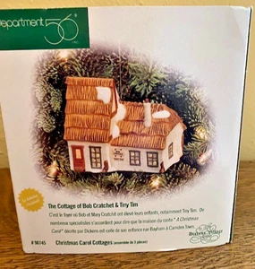 Abt. 56 Ornament Dickens Cottage of Bob Cratchet & Tiny Tim Plug In - 1986 - Bild 1 von 8