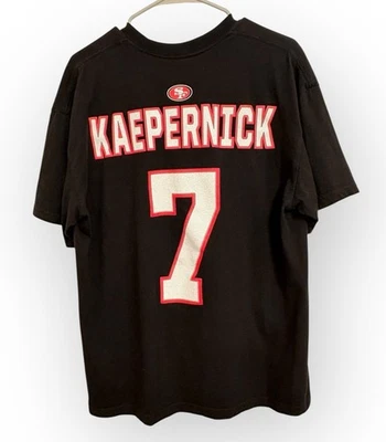 CAMISETA NEGRA COLIN KAEPERNICK #7 GRÁFICA SUPER BOWL 47 SAN FRANCISCO 49ERS XL Foto 1 de 4
