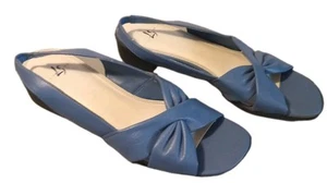 LifeStride Slip on Sandals Bow Open Toe Women's Size 9 - Picture 1 of 9