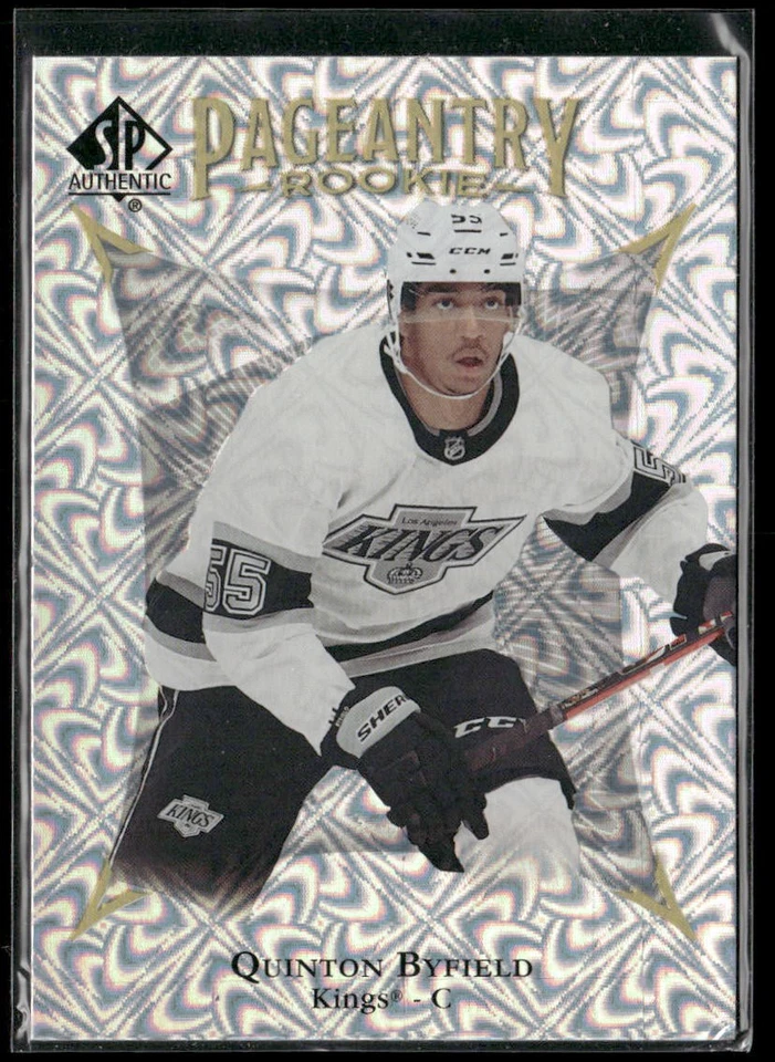 2021-22 SP Authentic #P-52 Quinton Byfield Pageantry (Corner dinged) (EX) - Image 1 of 2