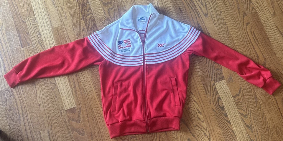 Chaqueta Mediana Mujer Promo Asics Tiger Federación de Gimnasia EE. UU. De Colección Años 80 Foto 1 de 3