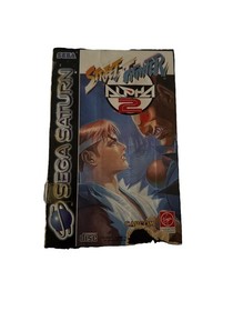 Sega Saturn STREET FIGHTER ALPHA 2 Game 1996 Capcom Boxed with Manual Retro
