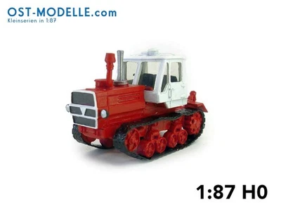 Raupentraktor T150 rot H0 1:87 DDR IFA LPG Fortschritt - Bild 1 von 4