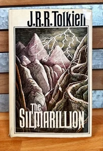 The Silmarillion; JRR Tolkien; 1977; First Am. Ed, First Print; W/ Map; Good - Picture 1 of 9