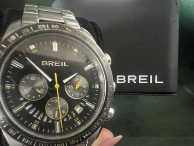 BREIL Men's Chronograph TW0676 Oversize Black Steel Quartz With Box - Image 1 of 4
