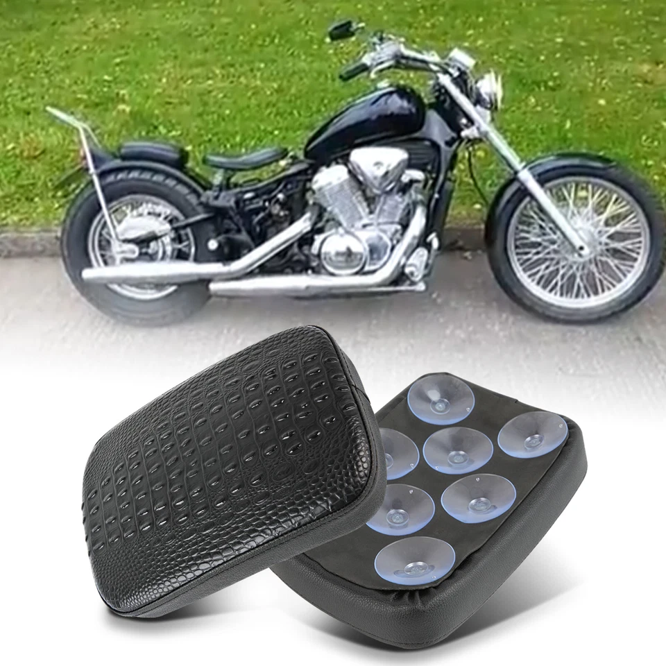 Almofada de assento de passageiro traseiro 8 ventosas para Honda VT VTX 750 1100 1300 1800 PU - Imagem 1 de 4
