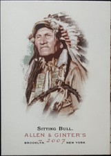 Sitting Bull 2007 Topps Allen & Ginter #113