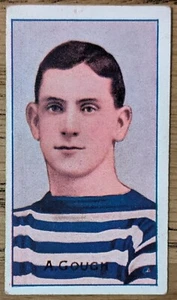 1907 - 08 Sniders & Abrahams VFL Cigarette Card - Alf Gough Geelong Cats - Picture 1 of 2