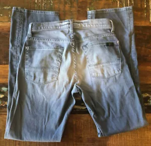 7 For All ManKind Herren Jeans Austyn Grau Straight Leg Factory Distressed Gr. 29 - Bild 1 von 10