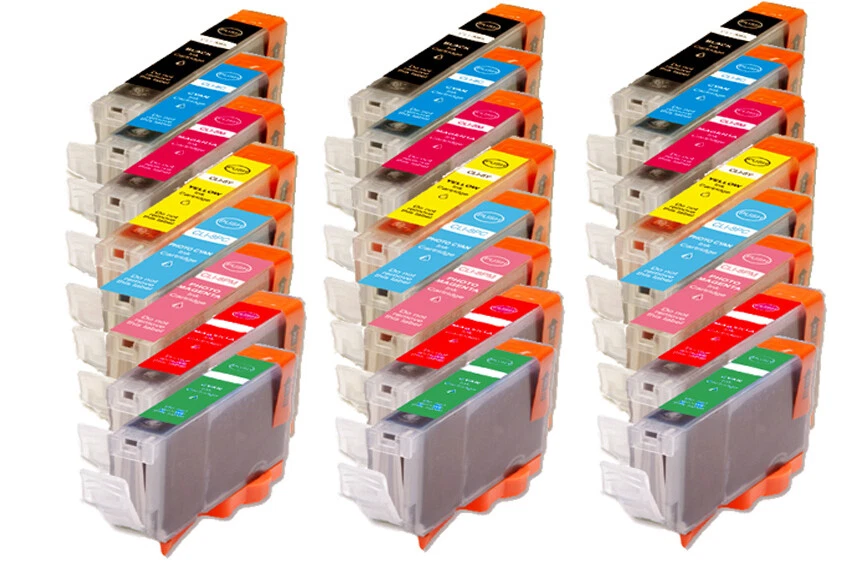 24 PK CLI-8 Ink Cartridges + smartchip for Canon Pixma Pro-9000 Pro9000 Mark II - Image 1 of 1