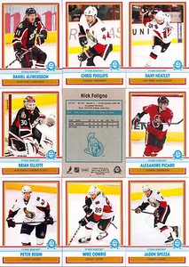 2009-10 OPC O-Pee-Chee Retro Ottawa Senators Complete Team Set (20) - Picture 1 of 1