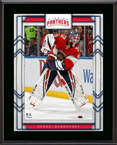 Sergei Bobrovsky Florida Panthers 10.5" x 13" Player Plaque Cover