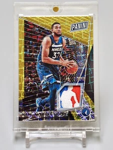 Karl Anthony Towns 2018 Panini The National VIP 4/5 Logoman Patch Timberwolves - Picture 1 of 8
