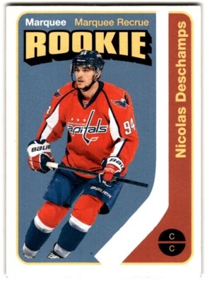 2014-15 O-Pee-Chee Retro Nicolas Deschamps Rookie #518 Washington Capitals - Image 1 of 2