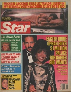 Star Magazine - Feb 7, 1989 - Oprah/Stedman Graham - Madonna - Michael Jackson - Picture 1 of 2