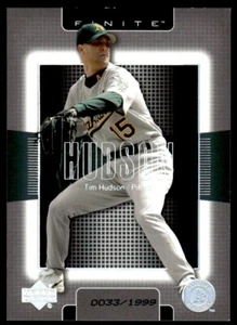 2003 Upper Deck Finite Tim Hudson 0033/1999 Oakland Athletics #73 - Picture 1 of 2