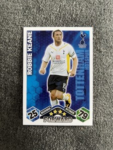 Topps Match Attax 2009-2010 Robbie Keane Trading Card Football Tottenham Hotspur