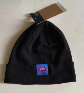 NWT Mens The North Face Dock Worker Recycled Cuffed Beanie Hat Ski Cap TNF Black - Picture 1 of 2
