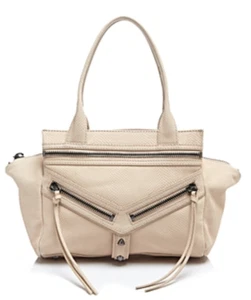 Botkier V2915 Womens Sand Trigger Leather Satchel Purse - Picture 1 of 4