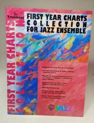 2nd Trombone First Year Charts Collection For Jazz Ensemble. 2001 Songbook  - Image 1 of 4