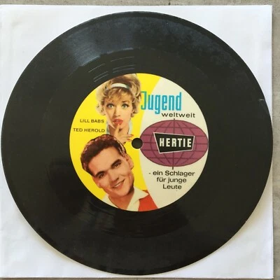 LILL BABS / TED HEROLD: Tschau, tschau, auf Wiederseh'n (HERTIE-Werbeflex) - Bild 1 von 3