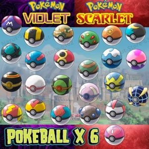Any Pokeball✨Pokémon Scarlet & Violet Apriball Beast Ball✨Masterball Safari Ball - Picture 1 of 1