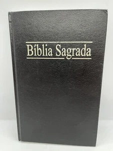 Biblia Sagrada Portugese Bible Printed In Brazil Joao Ferrira De Almeida - Picture 1 of 9