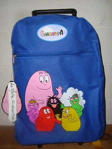 CARTABLE A ROULETTES TROLLEY   BARBAPAPA  LA FAMILLE 37 CM ALPA NEUF - Foto 1 di 1