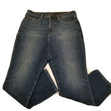Banana Republic Womens Ultra High Rise Slim Fit Straight Jeans Size 33x28.5