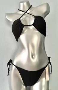 Victorias Secret Swim Bikini Set Multi Way Top & Side Tie Cheeky Bottom Large L - Picture 1 of 9