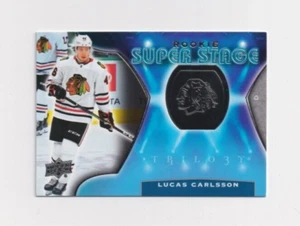 2020-21 Upper Deck Trilogy ROOKIE SUPER STAGE # RSS-6 Lucas Carlsson BLACKHAWKS - Picture 1 of 2