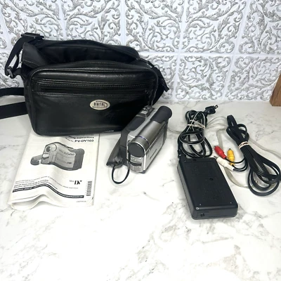 PANASONIC PV-DV103D-K Camcorder Video Camera Works  - Image 1 of 4