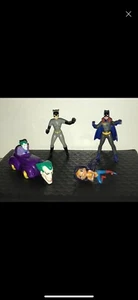 DC Comics Batman Figures + Superman Bundle Vintage - Picture 1 of 11