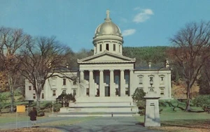 State Capital Building - Montpelier, Vermont - unbespielt RPPC - Bild 1 von 3