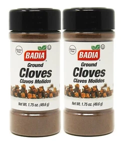 2 PACK Badia Ground Cloves/Powder/Clavos/de/Olor/Molido/en/Polvo 2x1.75 oz - Picture 1 of 2