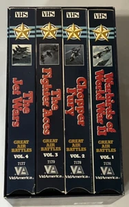 Great Air Battles all 4 Tapes Volume 4 VHS RARE HARD TO FIND SET - Imagen 1 de 2