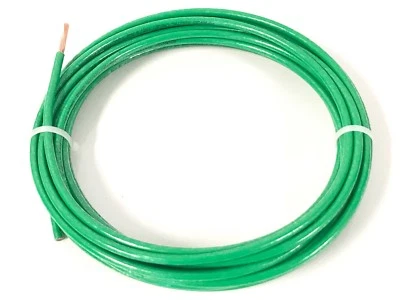 ALAMBRE DE CONSTRUCCIÓN DE COBRE TRENZADO VERDE CALIBRE 8 AWG 500' PIES THHN THWN-2 VW-1 Foto 1 de 2