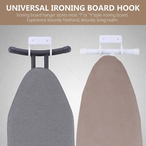 Iron Hook Holder Ironing Board Hanger Iron Holder Wall Door Rack Table Hook AU - Picture 1 of 13